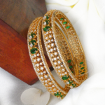 Premium Green Stone AD Bangles