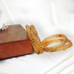 Elegant Gold Finish Bangles