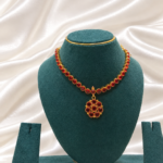 Panchaloha Red Stone Choker
