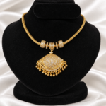 Panchaloha  Addiga - white stone Necklace