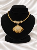 Panchaloha  Addiga - white stone Necklace