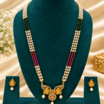 Hyderabad multi-strand pearl and bead haram