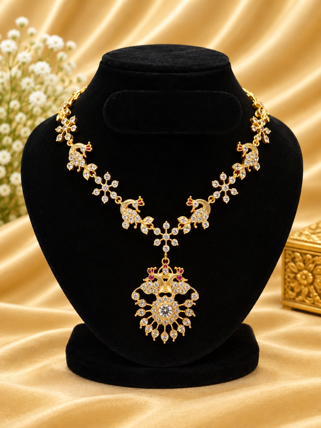 file_0000000080cc82118a63d770f8531656 Panchaloha Attigai-style short necklace - Image 1
