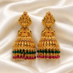 Panchaloha Temple Jhumka Earrings