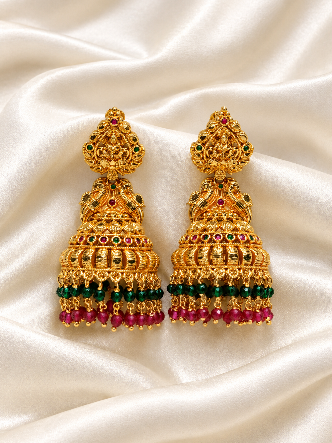 file_0000000099f882119b92b26be46f926c Panchaloha Temple Jhumka Earrings - Image 1