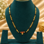 Micro Gold black beads (Karimani) necklace