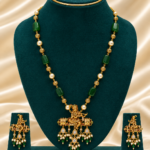 Hyderabad styled Medium length haram - Lord Krishna design